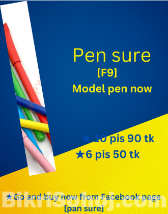 Eco friendly pen(pen sure) 6 pis